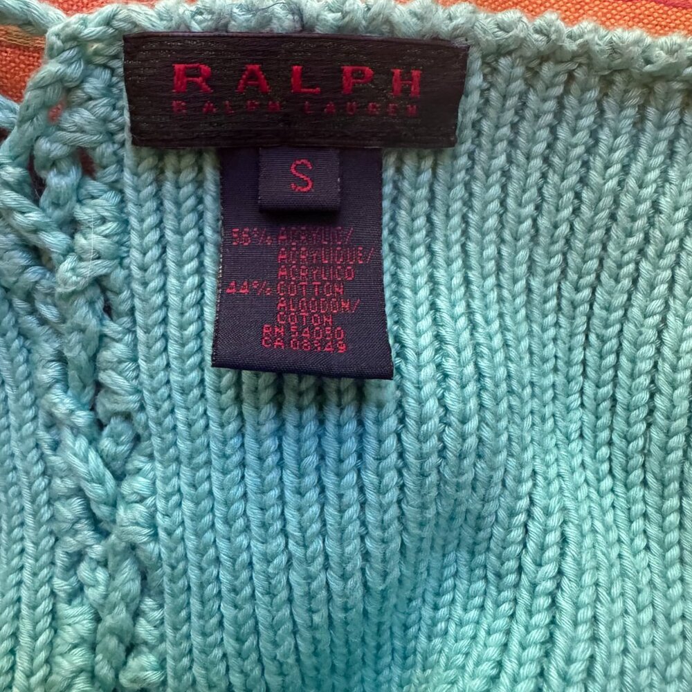 Vintage RALPH Ralph Lauren Lace‑Up Back Knit Tank – Size S – NWOT - Picture 7 of 7